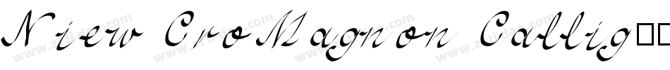 Niew CroMagnon Callig字体转换